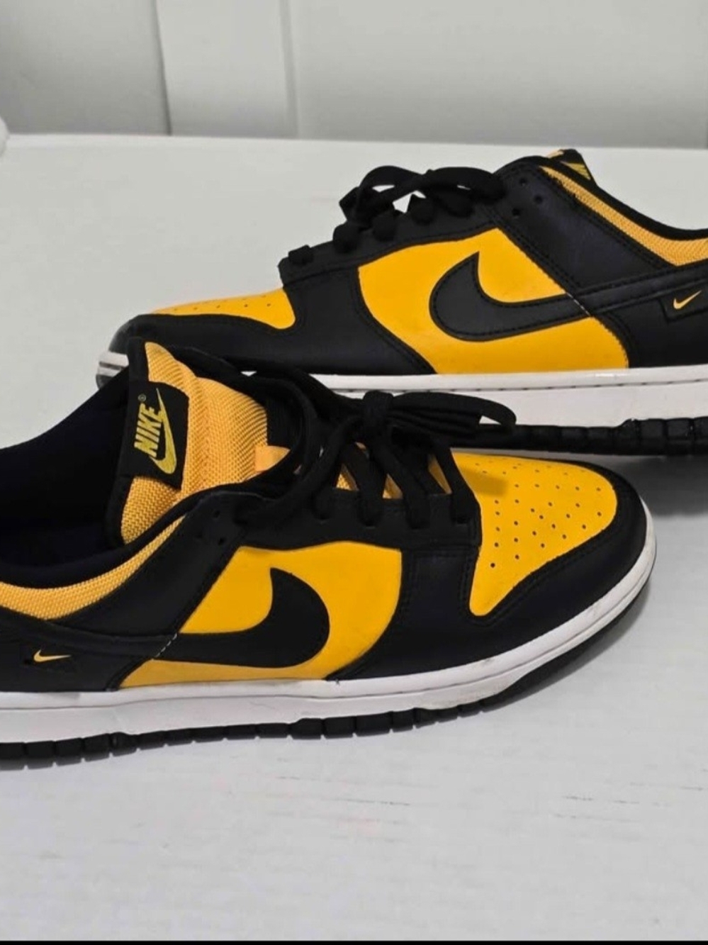 Nike Dunk Low Reverse Goldenrod FZ4618-001 Men's Size 8 Black Yellow Gold 2024